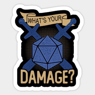 What's Your Damage.png Sticker